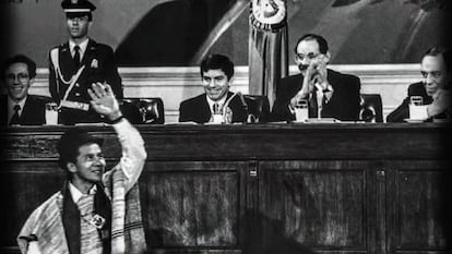 La Asamblea Nacional Constituyente, instalada el 5 de febrero de 1991, en Colombia.