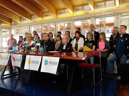 Presentación en Bilbao de la campaña en favor de las ayudas de la RGI.