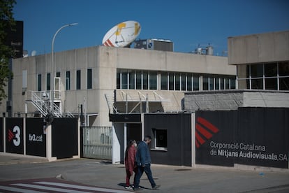 Exterior de las instalaciones de TV3 en Sant Joan Despí (Barcelona).