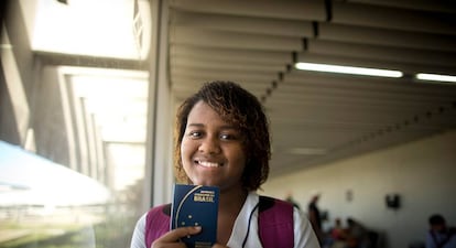 A estudante Lorrayne Isidoro Gonçalves.