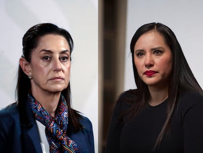 La Jefa de Gobierno, Claudia Sheinbaum, y la alcaldesa de Cuauhtémoc, Sandra Cuevas.