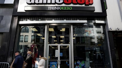 A GameStop store in Manhattan, New York, in an image from 2021.