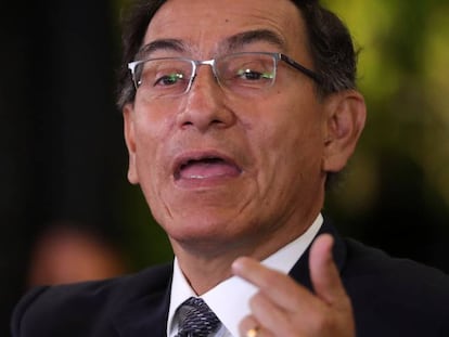 El presidente peruano, Martín Vizcarra, el pasado 5 de junio. 