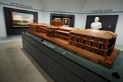 El Prado inaugura 'Historia del Museo del Prado y sus edificios', una sala permanente que revisa la historia arquitectónica de su edificio y las vicisitudes históricas y políticas que han transformado la pinacoteca a lo largo de la historia.