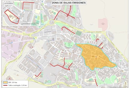 Estudio de movilidad para implantar una zona de bajas emisiones para Arganda del Rey (Madrid).