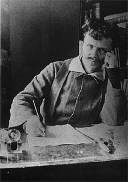 El escritor sueco Johan August Strindberg.