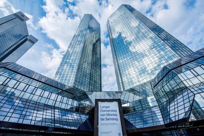 Sede del Deutsche Bank en Fráncfort, el pasado marzo