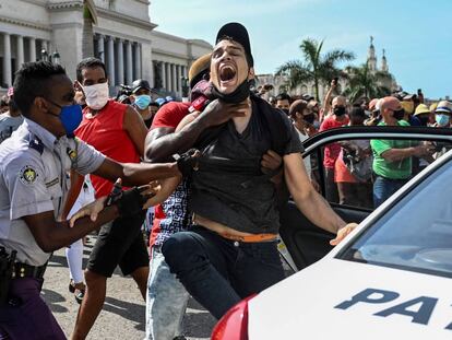 Las protestas contra el Gobierno en Cuba, en imágenes