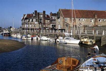 Barcos en el puerto de Blaneney, una de las localidades de la costa norte de Norfolk situada a unos 50 kilómetros de la capital, Norwich.