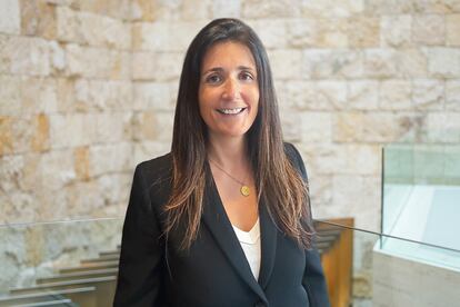 Teresa Madeira Afonso nueva socia de inmobiliario de Pérez-Llorca en su oficina de Lisboa.