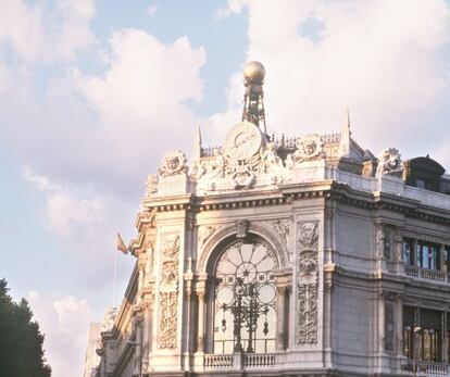 Fachada del Banco de Espa&ntilde;a. 