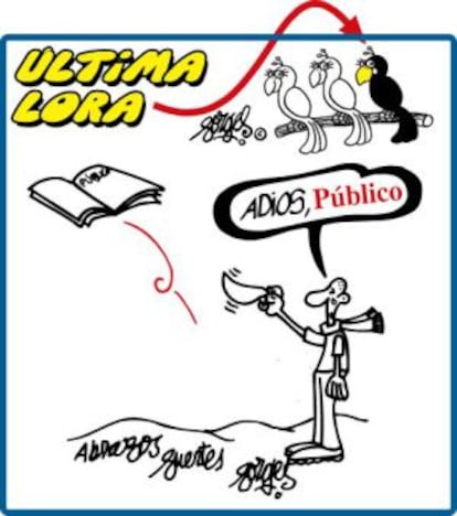 Forges despide a 'Público'.