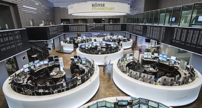 Vista general de la Bolsa de Fráncfort (Alemania).