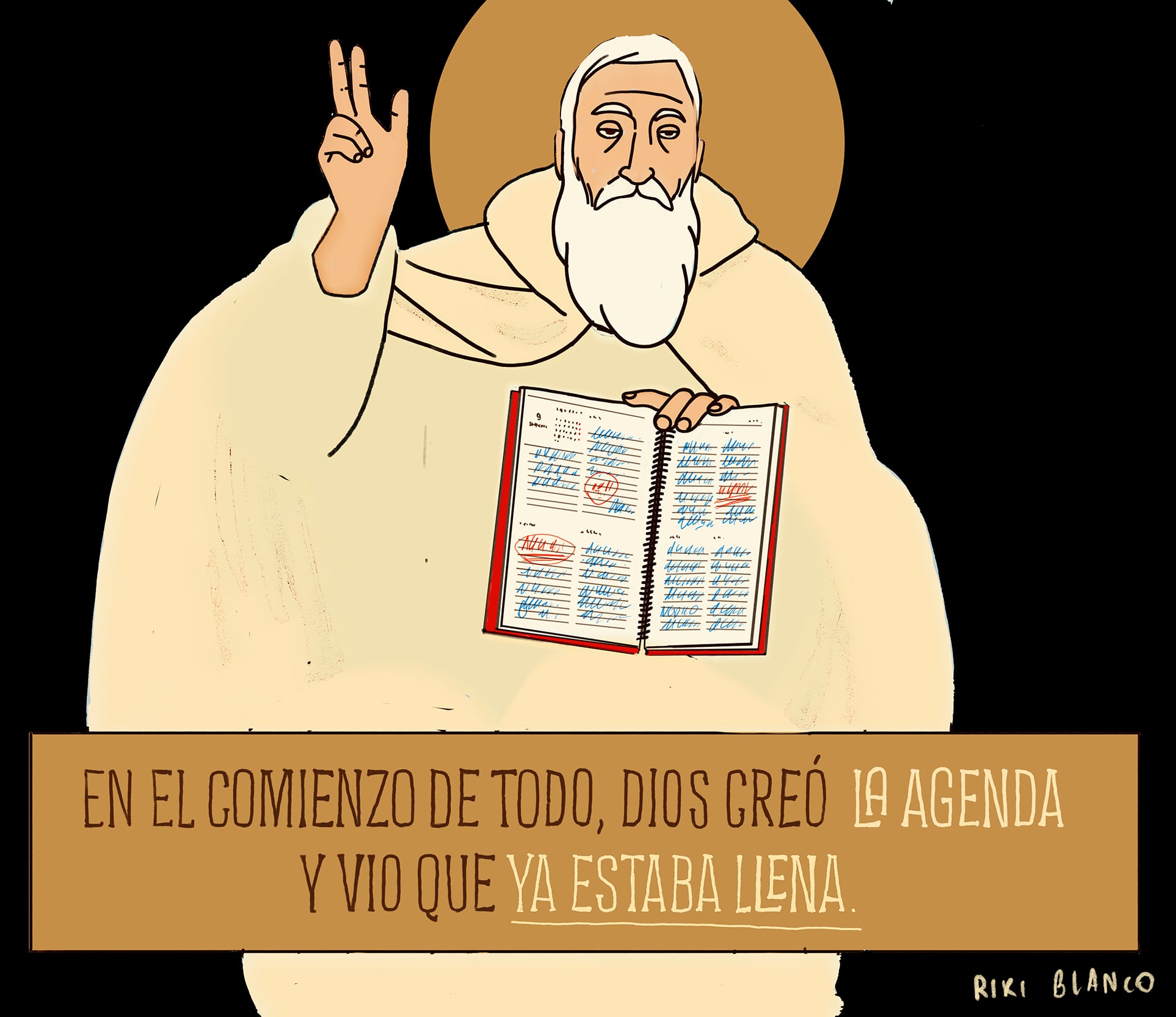 Riki Blanco: agenda divina