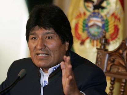 El presidente boliviano, Evo Morales, el pasado jueves.