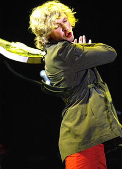 El cantante Beck, durante su concierto.