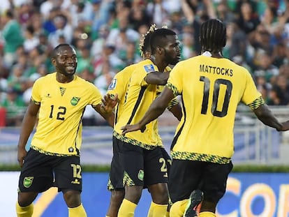 Kemar Lawrence celebrando el gol que les dio el pase a la final.