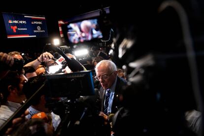 El candidato demócrata a la presidencia de EE UU, Bernie Sanders.