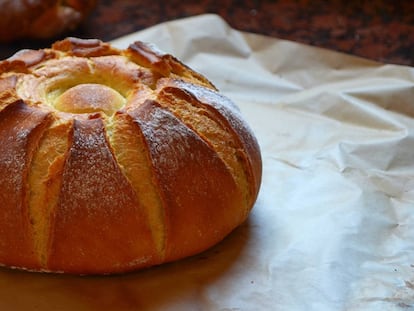 Es otoño porque este pan «a lo Machí» lo dice.