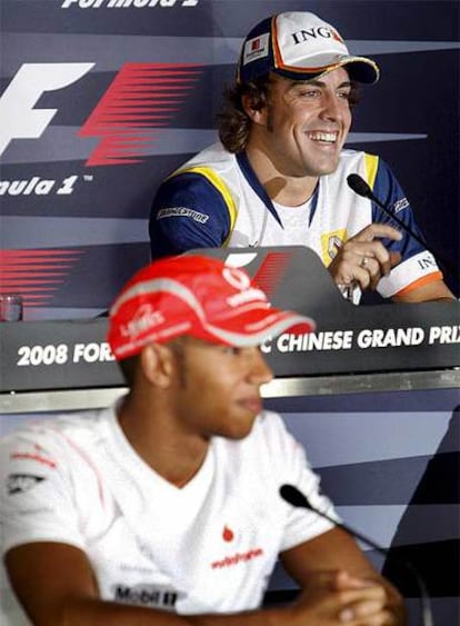 Fernando Alonso y Lewis Hamilton