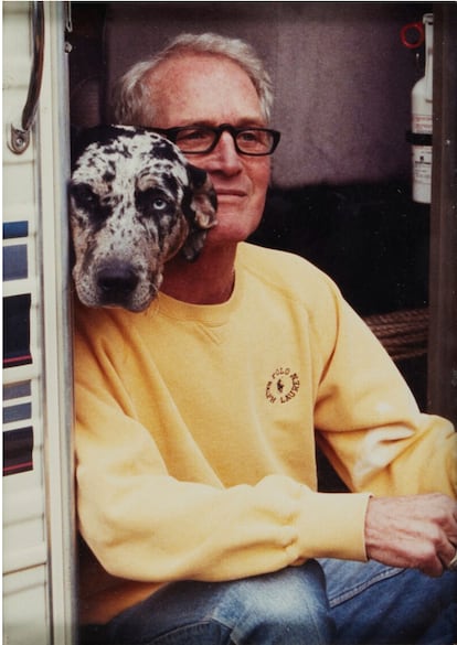 Retrato de Paul Newman realizado por su esposa Joanne Woodward.