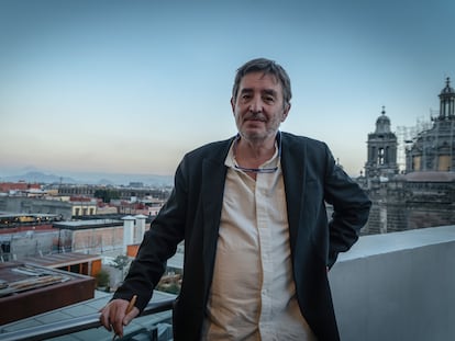 El poeta Luis García Montero en el Centro Cultural España de Ciudad de México, este martes.
