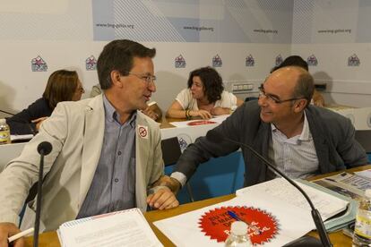 Xavier Vence junto a Francisco Jorquera