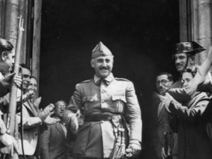 Franco, en 1936 en Burgos