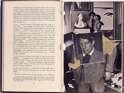 &#039;Collage&#039; realizado por Dal&iacute; en 1966 en homenaje a Picasso. 
 