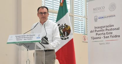 Luis Videgaray el pasado 19 de agosto.
