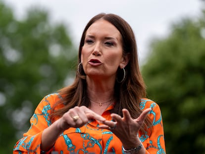 Brooke Rollins, en la Casa Blanca, en Washington, el 5 de mayo de 2025.