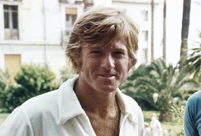 El actor Robert Redford en el Festival de Cannes antes de presentar la película 'Las aventuras de Jeremiah Johnson', el 6 de mayo de 1972.