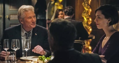 Richard Gere y Rebecca Hall, en 'La cena'.