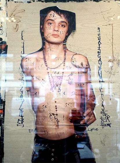 Una pintura con sangre de Pete Doherty