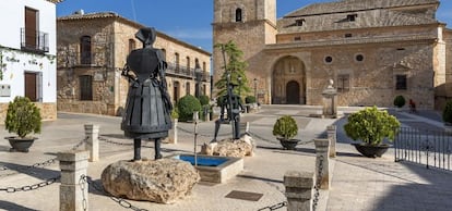 Plaza de El Toboso, patria de Dulcinea.