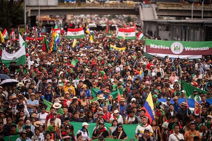 Marchas del día de trabajo en Bogotá (Colombia)