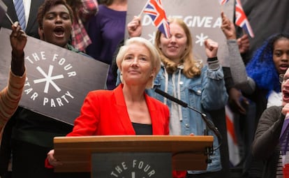 Emma Thompson, en un fotograma de la serie británica 'Years and years'.