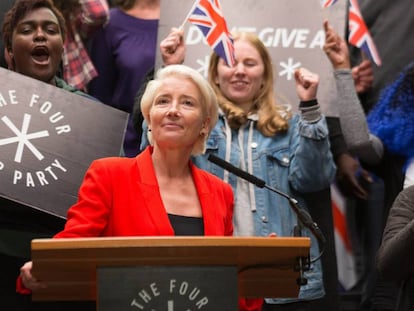 Emma Thompson, en un fotograma de la serie británica 'Years and years'.