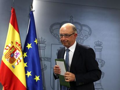 El ministro de Hacienda, Cristóbal Montoro.