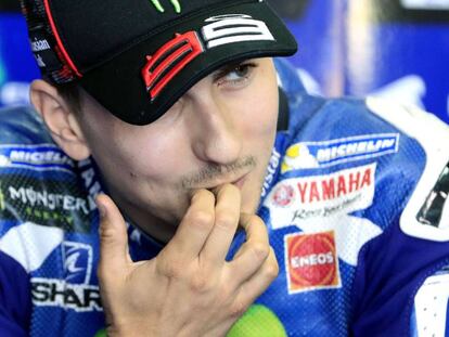 Jorge Lorenzo, en el circuito de Cheste. 