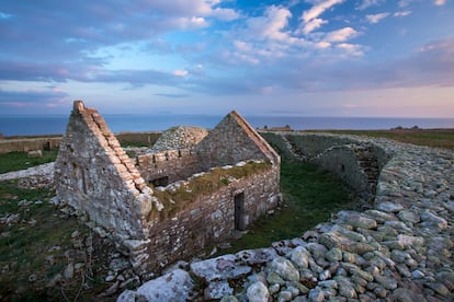 Restos de la abadía de Staad, en el condado de Sligo (Irlanda).
