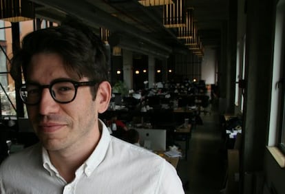 Yancey Strickler, en la nueva sede de Kickstarter.