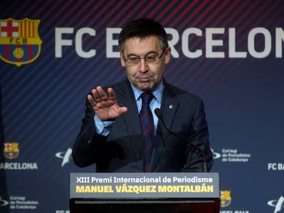 El president del FC Barcelona, Josep Maria Bartomeu, en una imatge d'arxiu.