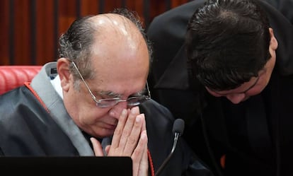 O ministro Gilmar Mendes, que preside o TSE.