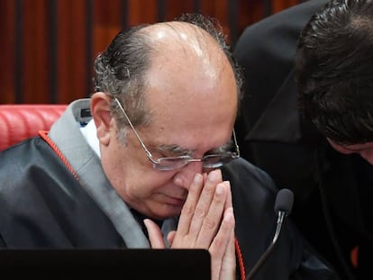 O ministro Gilmar Mendes, que preside o TSE.