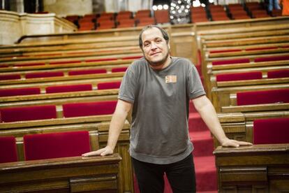 David Fernàndez al Parlament.