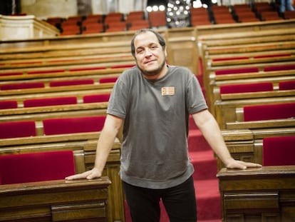 David Fernàndez al Parlament.