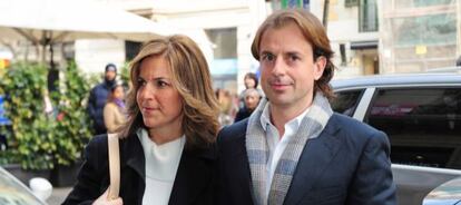 Arantxa S&aacute;nchez Vicaro y su marido Jos&eacute; Santacana.