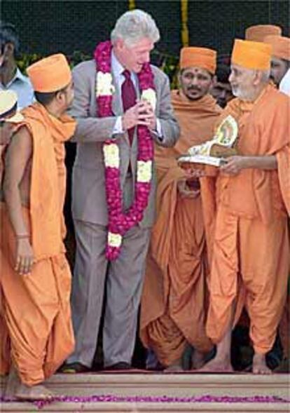 El ex presidente de EE UU Bill Clinton, durante su viaje a India en abril.