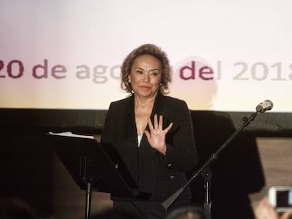 La maestra Elba Esther Gordillo en agosto pasado. 